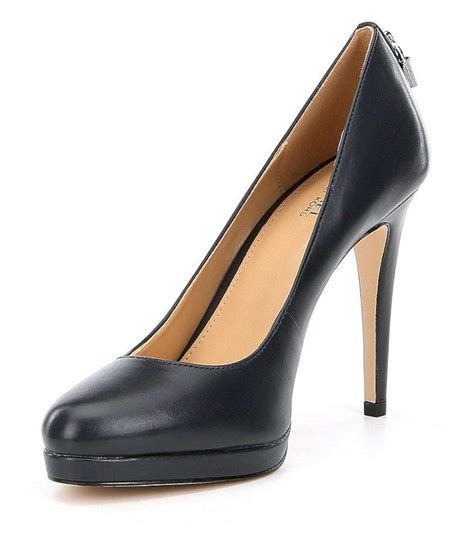 michael kors pumps antoinette|Antoinette Leather Pump .